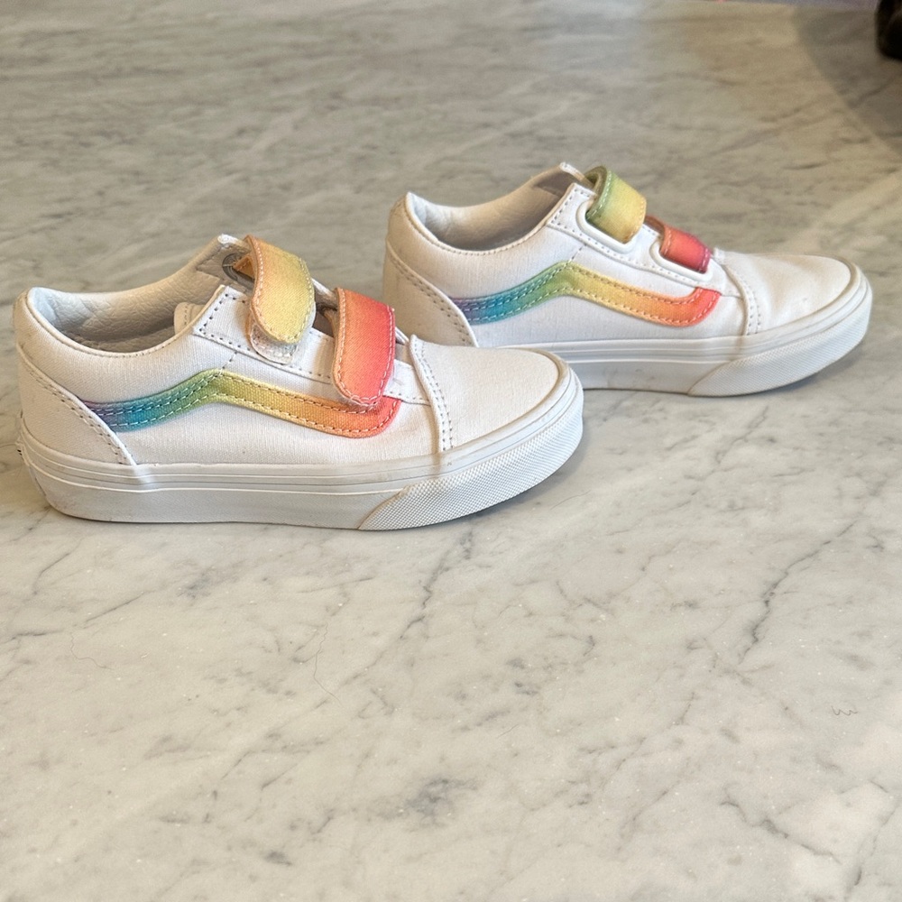 Vans Kids Sneakers with Rainbow Straps